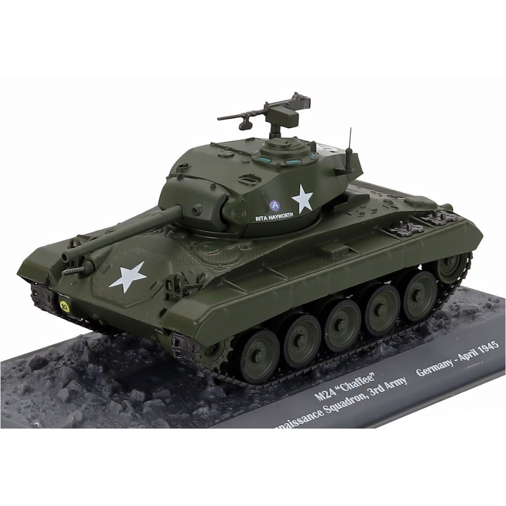 M24 'CHAFFEE' 2ND CAVALRY RECONNAISSANCE SQUADRON 3RD ARMY GERMANY APRIL 1945 1/43 - 1