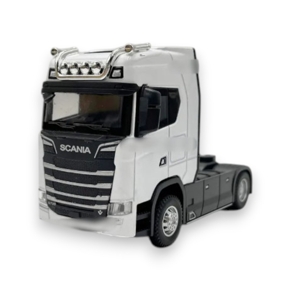 CAMIÓN SCANIA BLANCO (LUCES Y SONIDO) 1/43 - 1