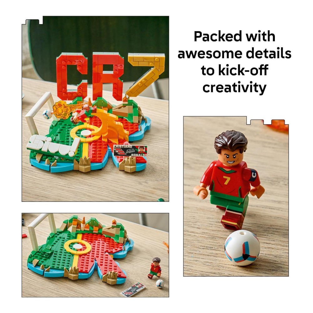 LEGO EDITIONS 43012 CRISTIANO RONALDO FENÓMENOS DEL FÚTBOL (490 PIEZAS) - 5