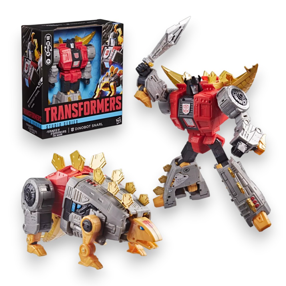TRANSFORMERS STUDIO SERIES THE TRANSFORMERS: THE MOVIE LEADER CLASS DINOBOT SNARL - 4