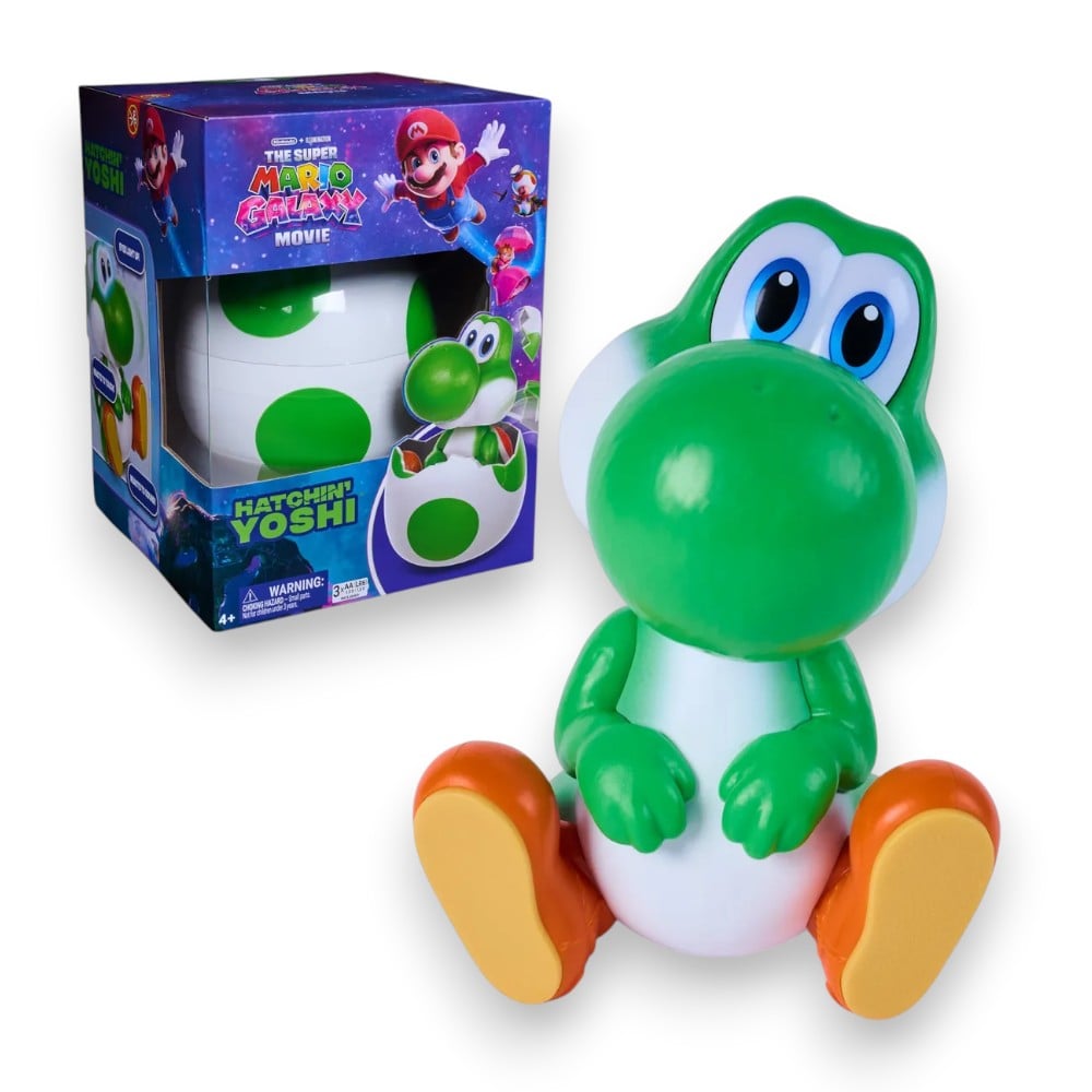 THE SUPER MARIO GALAXY MOVIE HATCHIN' YOSHI INTERACTIVO - 1