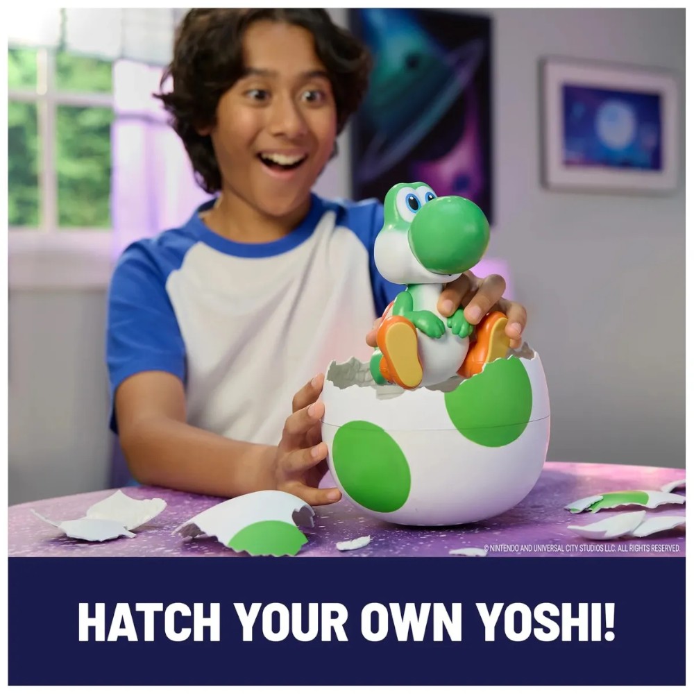 THE SUPER MARIO GALAXY MOVIE HATCHIN' YOSHI INTERACTIVO - 3
