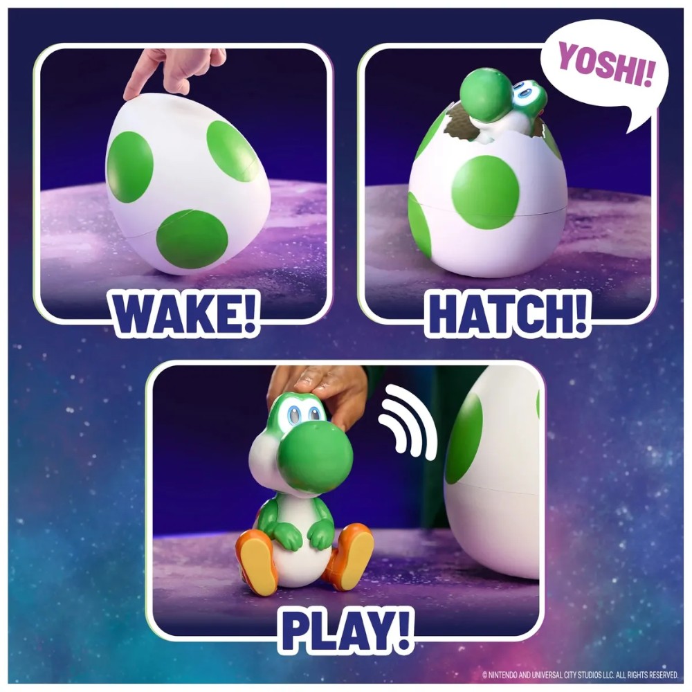 THE SUPER MARIO GALAXY MOVIE HATCHIN' YOSHI INTERACTIVO - 4