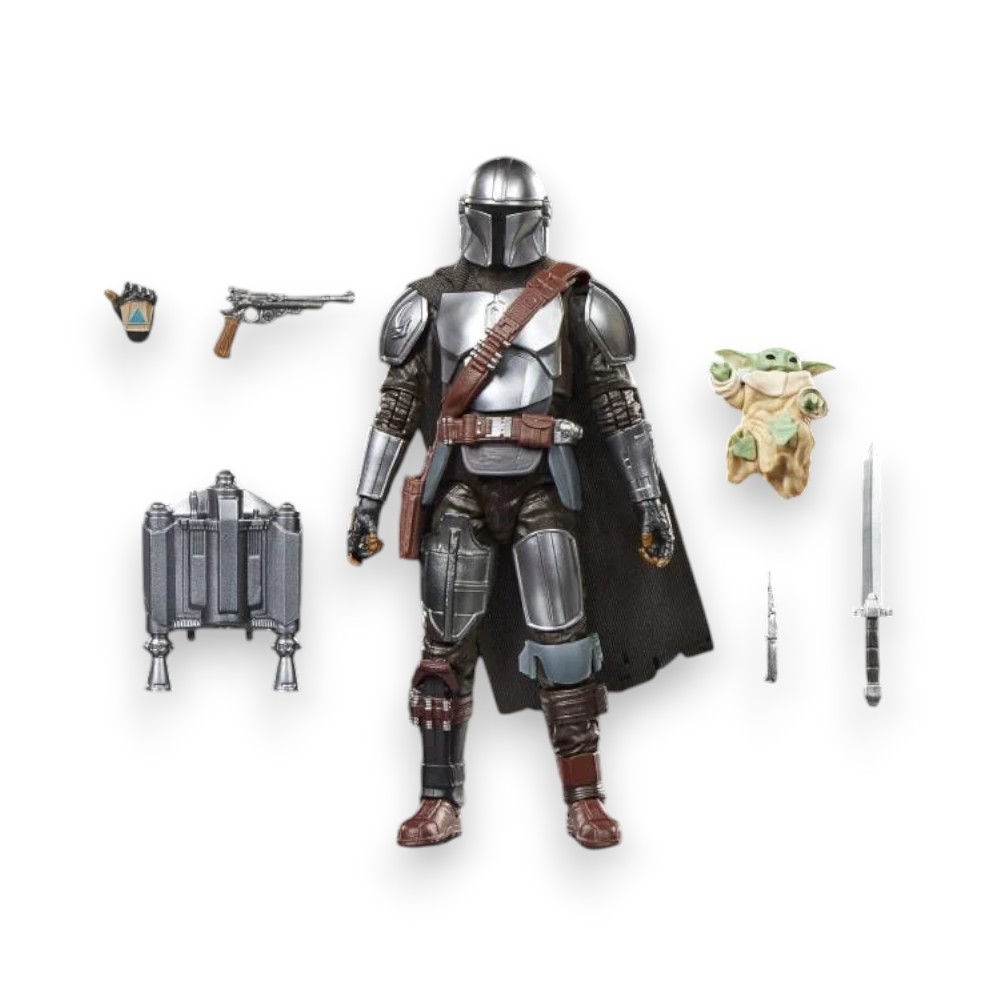 STAR WARS THE BLACK SERIES THE MANDALORIAN Y GROGU (FIRST EDITION - DELUXE) - 9