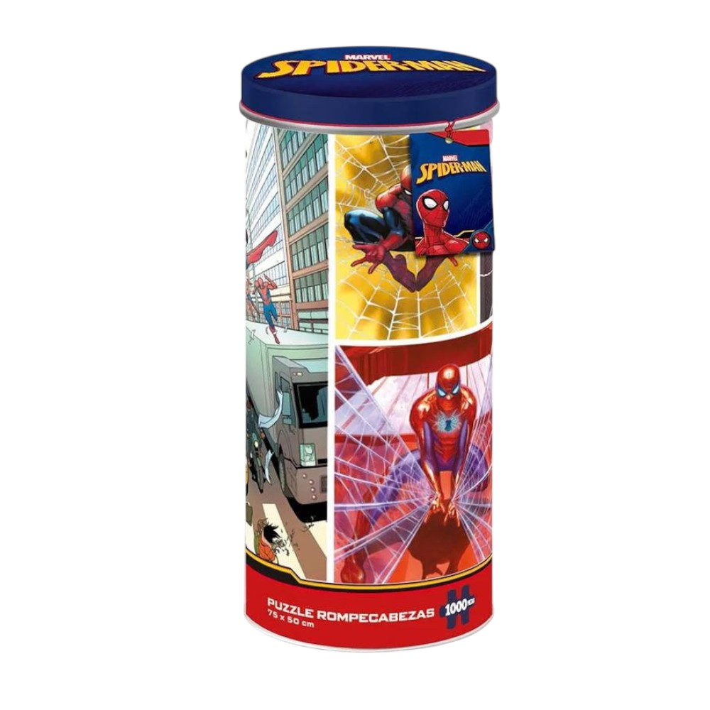 MARVEL: SPIDER-MAN ROMPECABEZAS EN TUBO METÁLICO (1000 PIEZAS) - 1