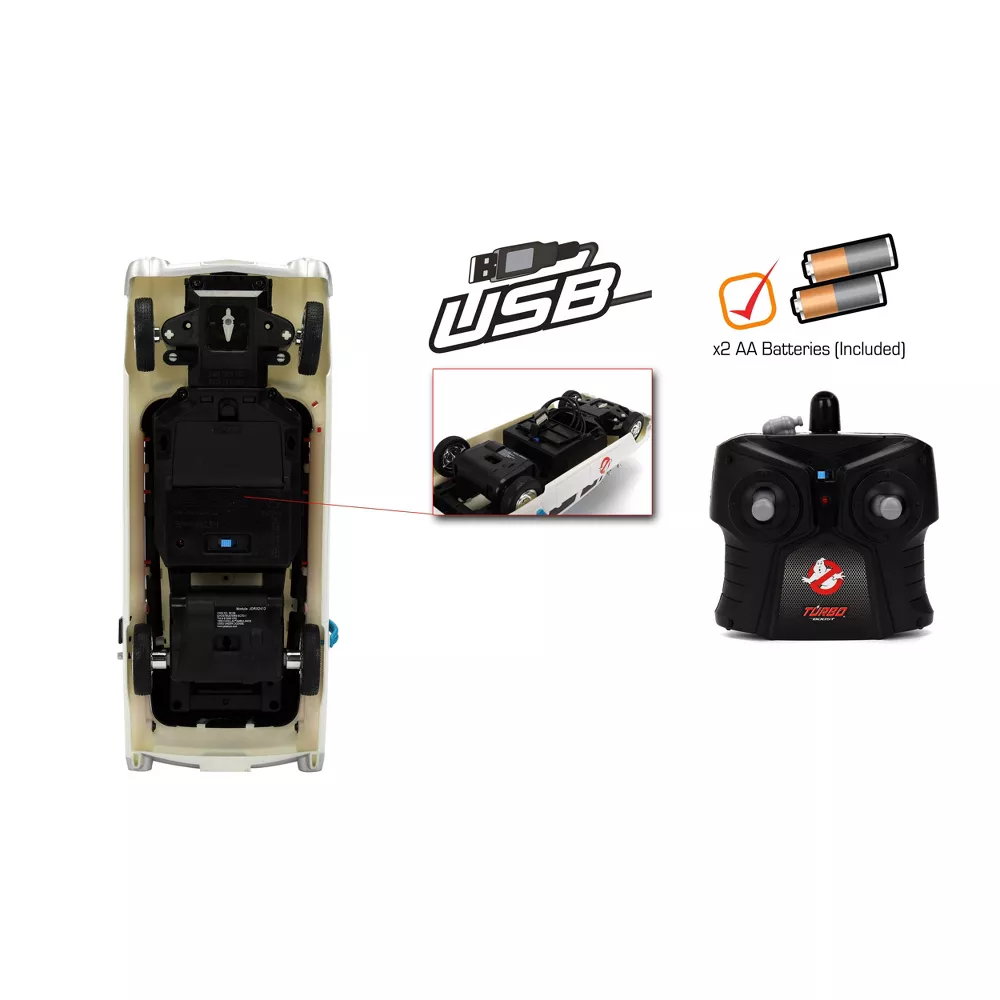 GHOSTBUSTERS ECTO-1 R/C CONTROL REMOTO 1/16 - 6