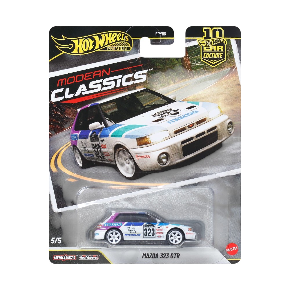 HOT WHEELS CAR CULTURE MAZDA 323 GTR 1/64 - 1