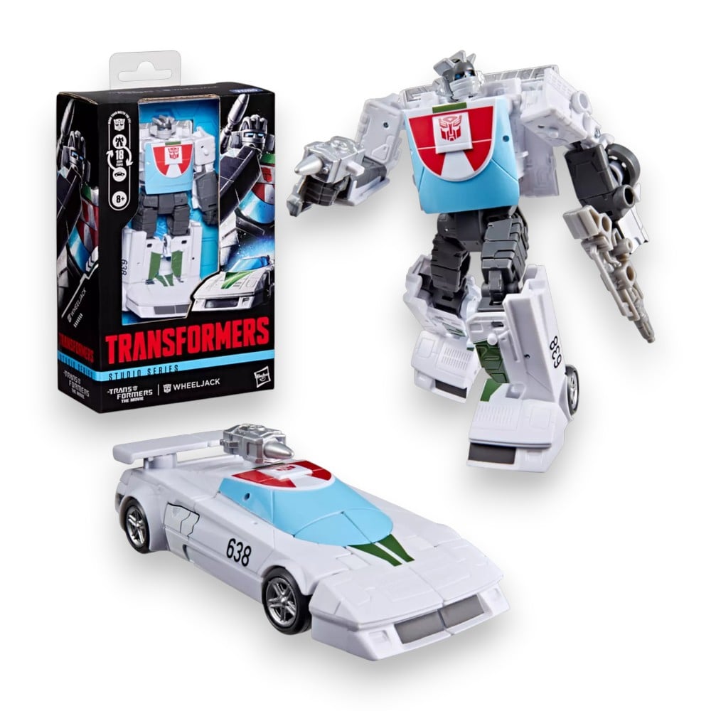 TRANSFORMERS STUDIO SERIES THE TRANSFORMERS: THE MOVIE DELUXE CLASS WHEELJACK - 4