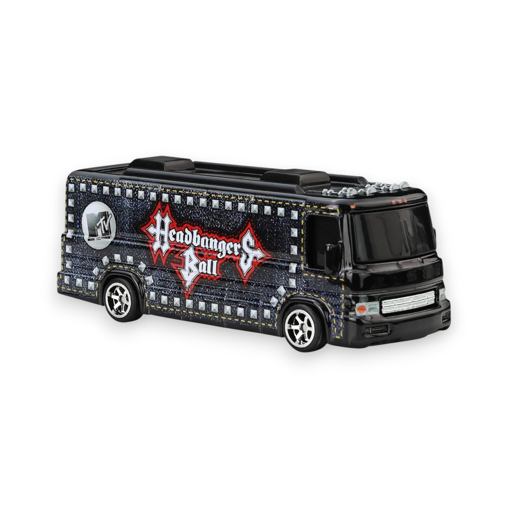 HOT WHEELS POP CULTURE: MTV HEADBANGERS BALL HW TOUR BUS 1/64 - 2