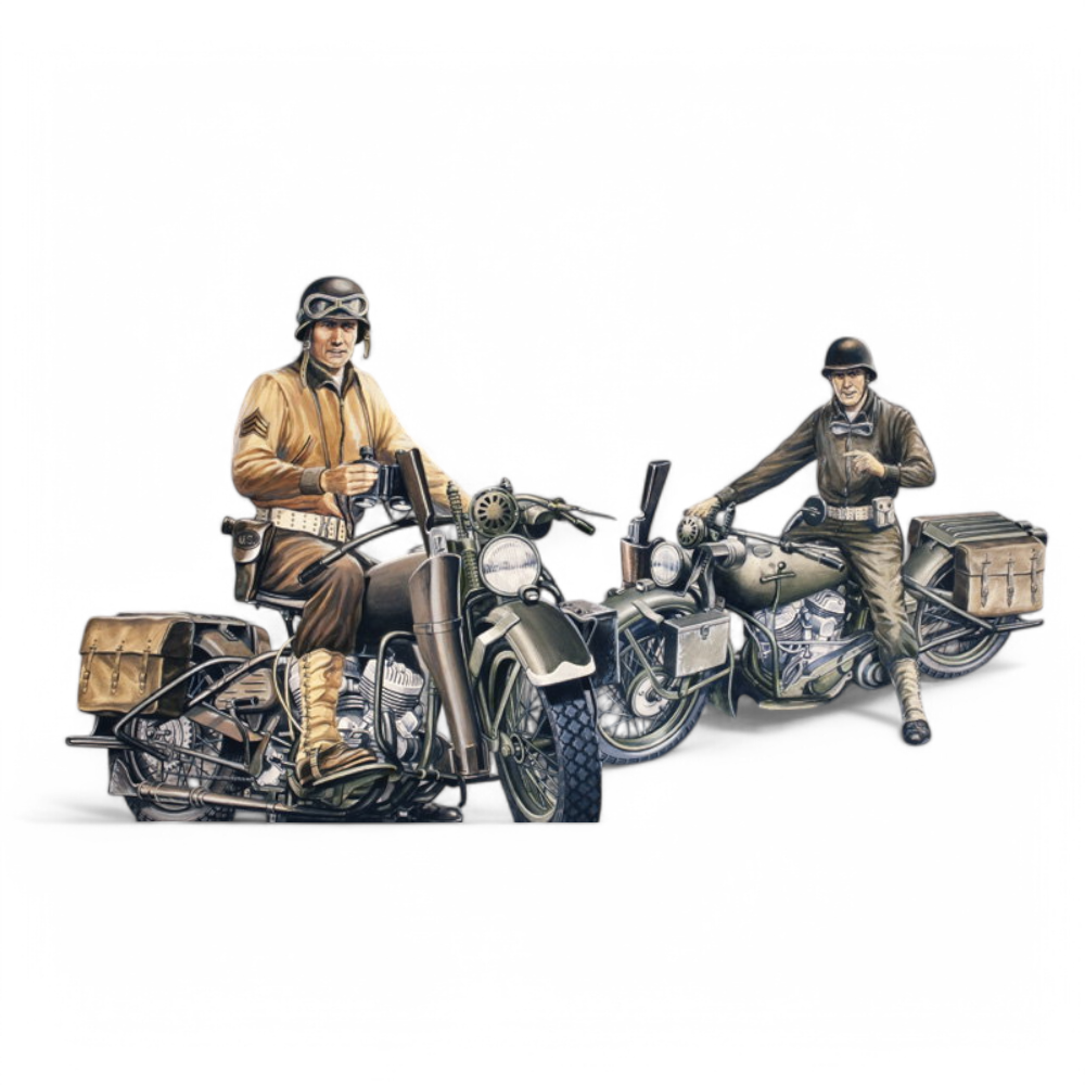 U.S. MOTORCYCLES WWII MODEL KIT 1/35 - 2