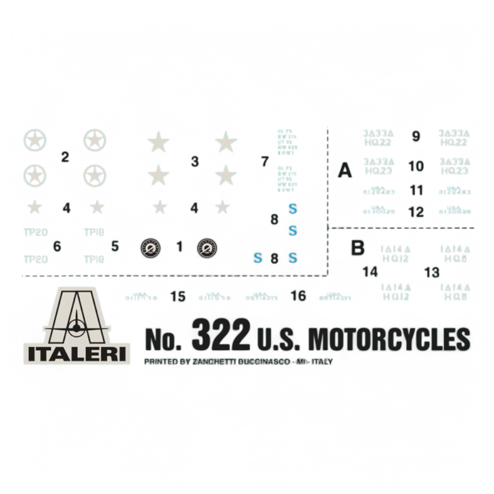 U.S. MOTORCYCLES WWII MODEL KIT 1/35 - 3