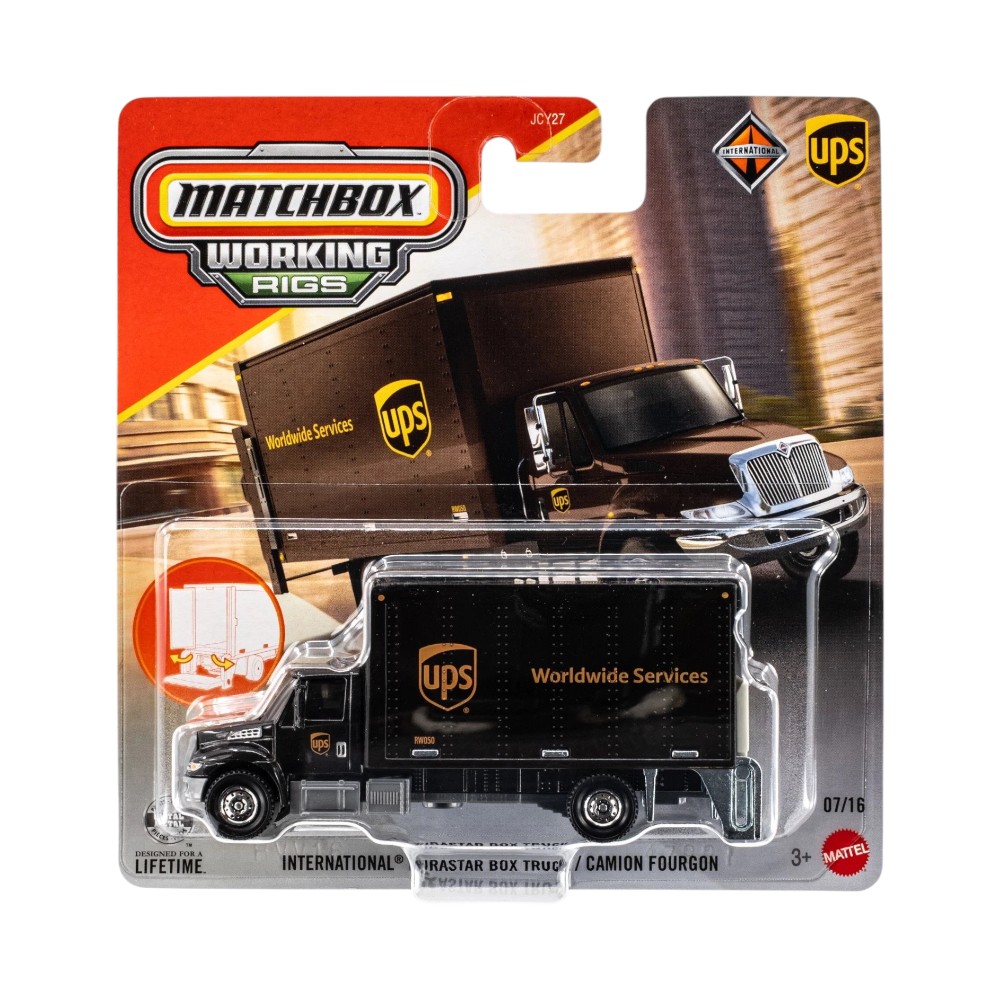 MATCHBOX WORKING RIGS INTERNATIONAL DURASTAR BOX TRUCK 1/64 - 1