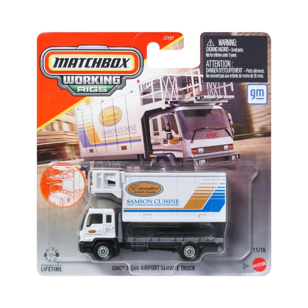 MATCHBOX WORKING RIGS GMC T8500 AIRPORT TRUCK 1/64 - 1