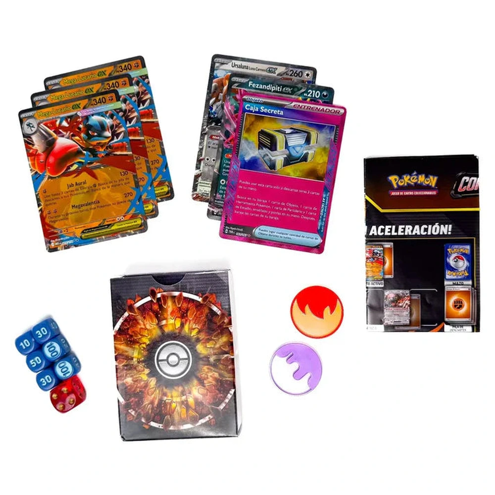 POKÉMON TCG MAZO COMBATE DE LIGA MEGA-LUCARIO EX (ESPAÑOL) - 2
