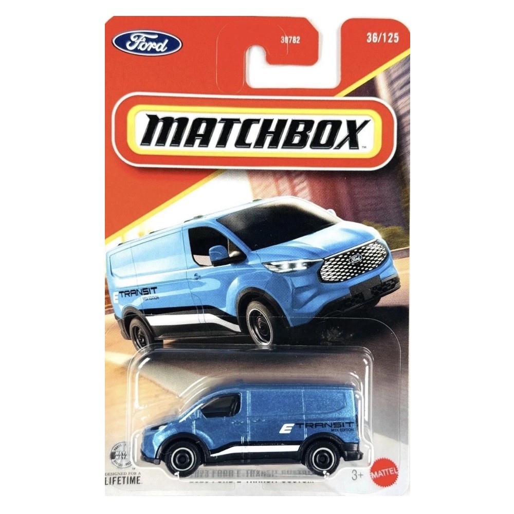 MATCHBOX 2023 FORD E-TRANSIT CUSTOM 1/64 - 1