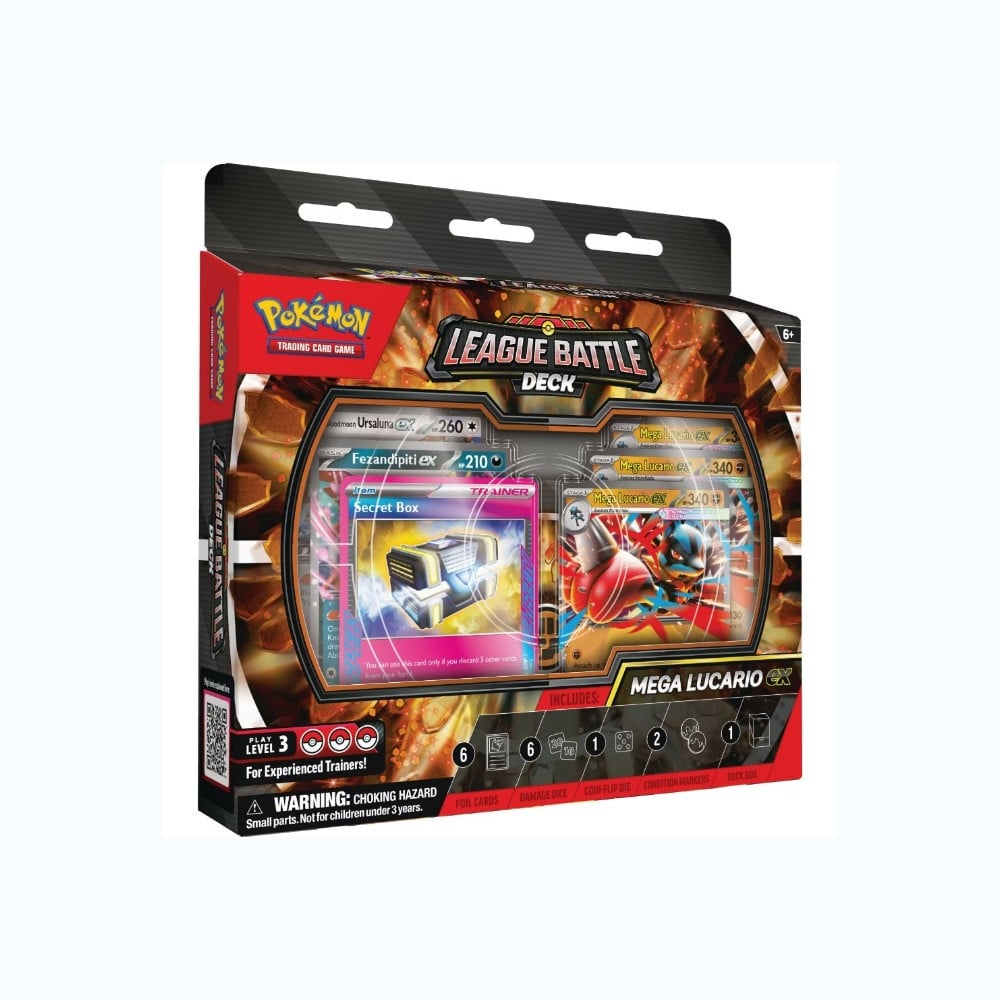 POKÉMON TCG LEAGUE BATTLE DECK MEGA LUCARIO EX (ENGLISH) - 1