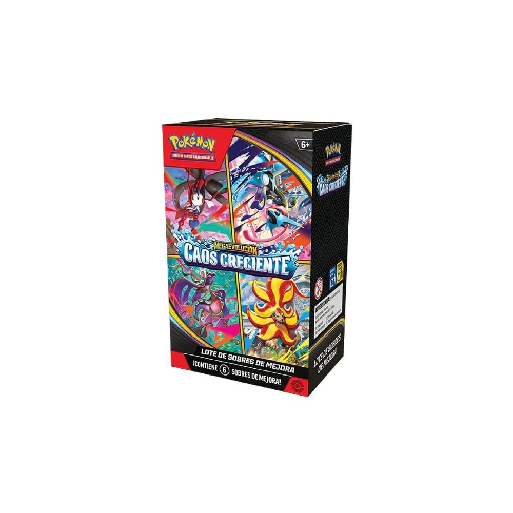 POKÉMON TCG MEGA EVOLUCIÓN CAOS CRECIENTE PAQUETE DE SOBRES DE REFUERZO (ESPAÑOL) - 1