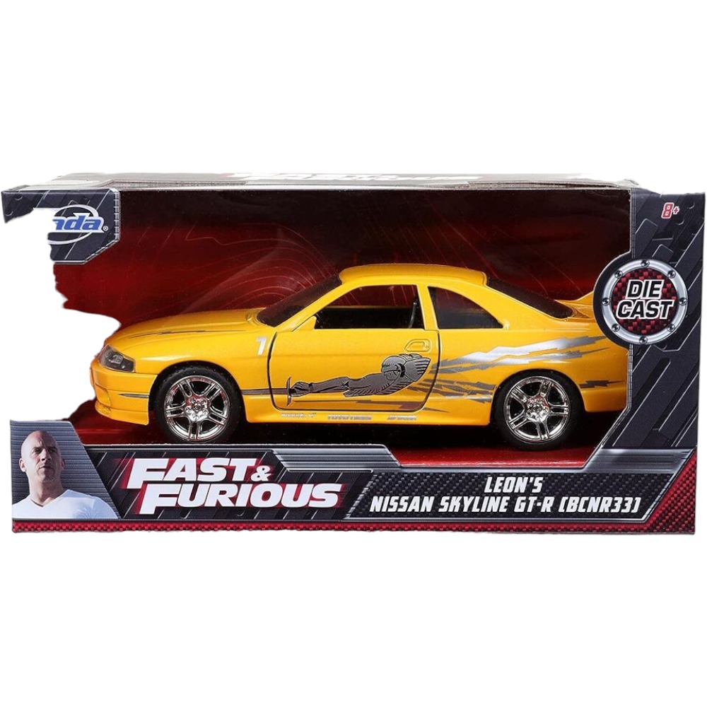 FAST Y FURIOUS - LEON'S NISSSAN SKYLINE GT-R (BCNR33) 1/32 - 6