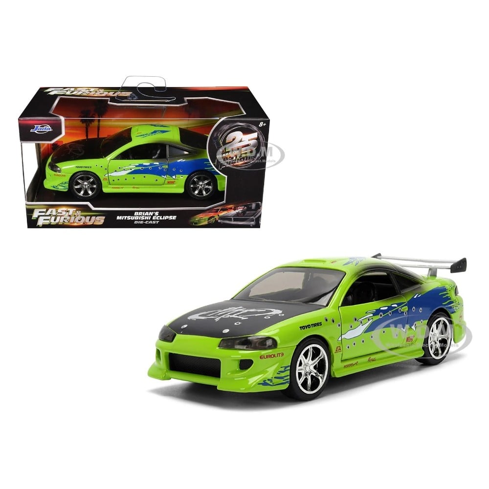 FAST Y FURIOUS BRIAN'S 1995 MITSUBISHI ECLIPSE (DAMAGED VERSION) 1/32 - 1
