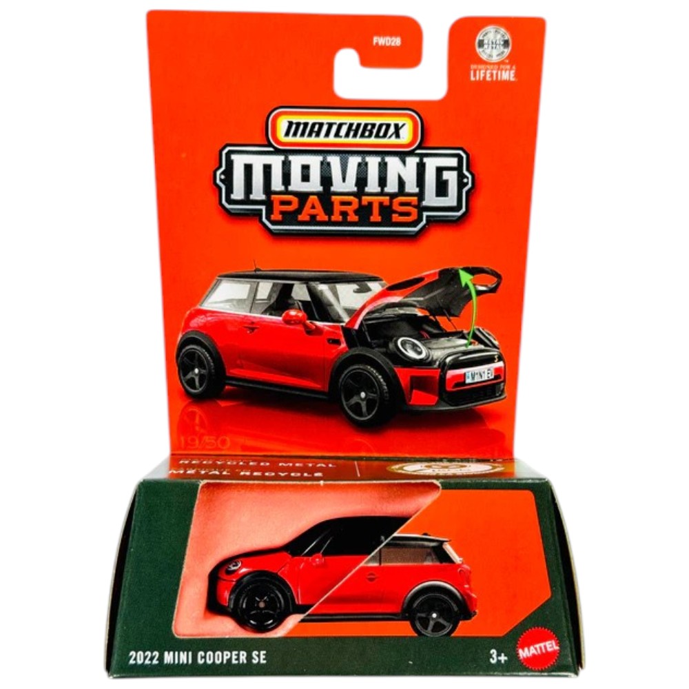 MATCHBOX MOVING PARTS 2022 MINI COOPER SE 1/64 - 1