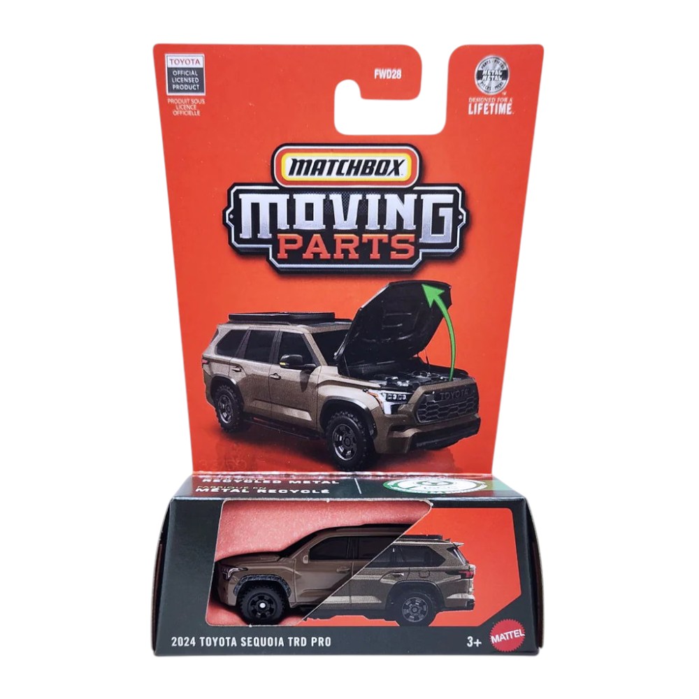 MATCHBOX MOVING PARTS 2024 TOYOTA SEQUOIA TRD PRO 1/64 - 1