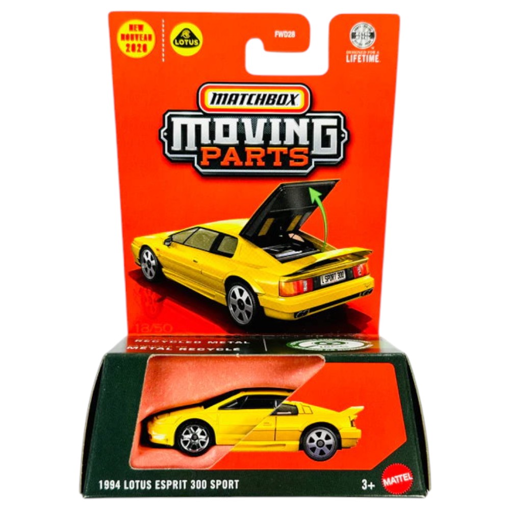 MATCHBOX MOVING PARTS 1994 LOTUS ESPRIT 300 SPORT 1/64 - 1