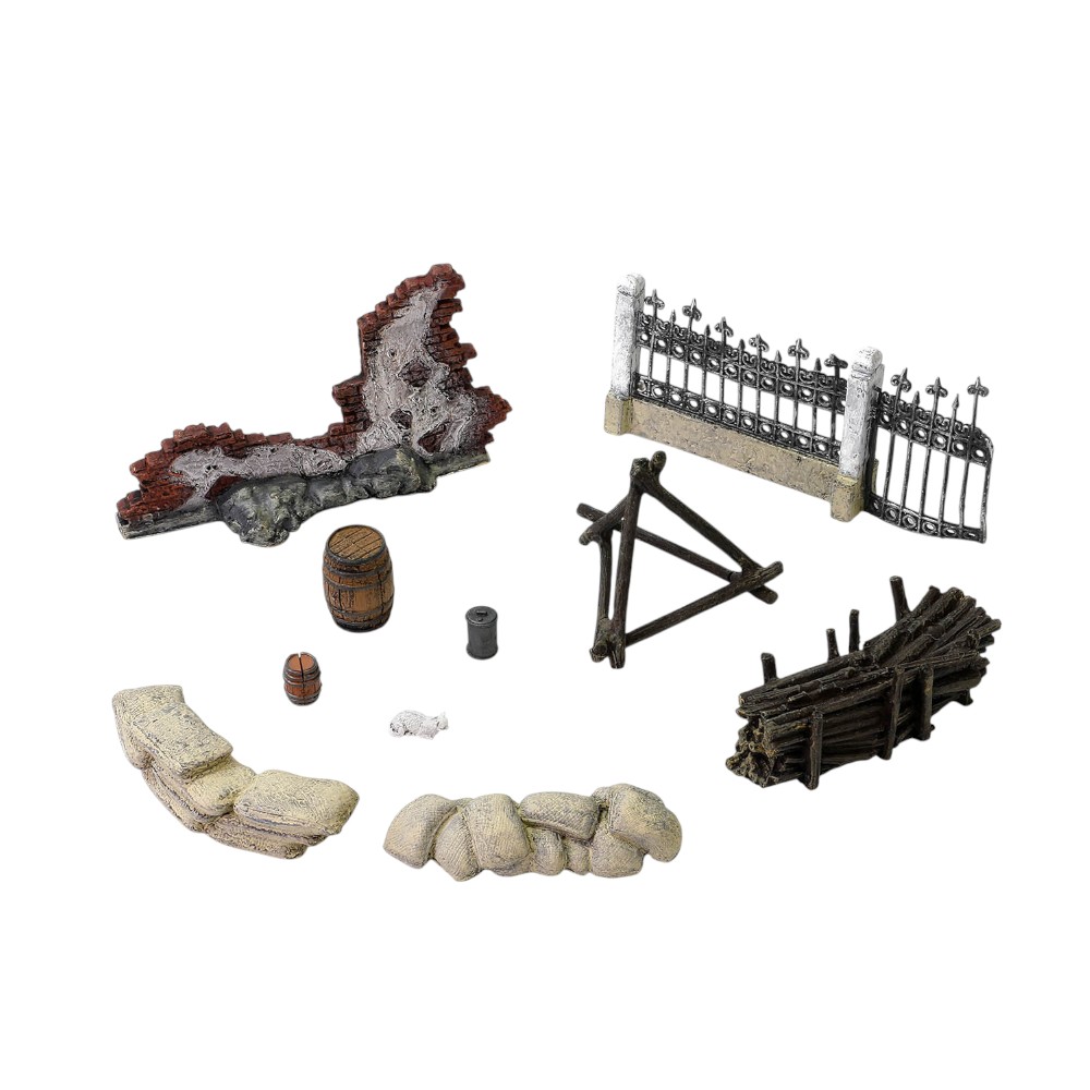 WWII DIORAMA ACCESSORIES SERIES - COUNTRY ACCESSORIES SET - 1