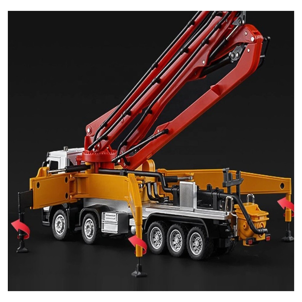 HUINA 1709 PROFESSIONAL CONCRETE DELIVERY TRUCK 1/50 - 3