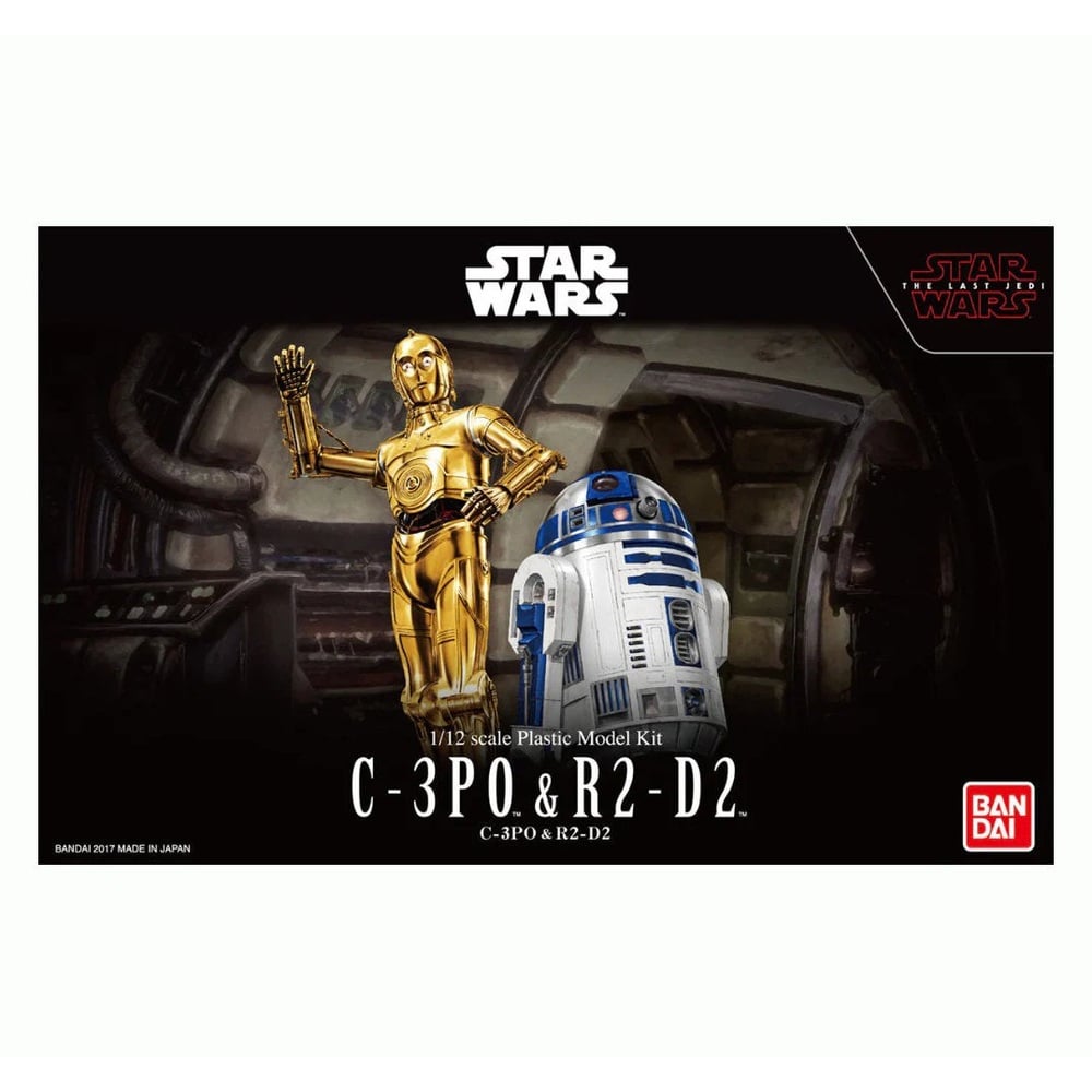 STAR WARS C-3PO Y R2-D2 MODEL KIT 1/12 - 1