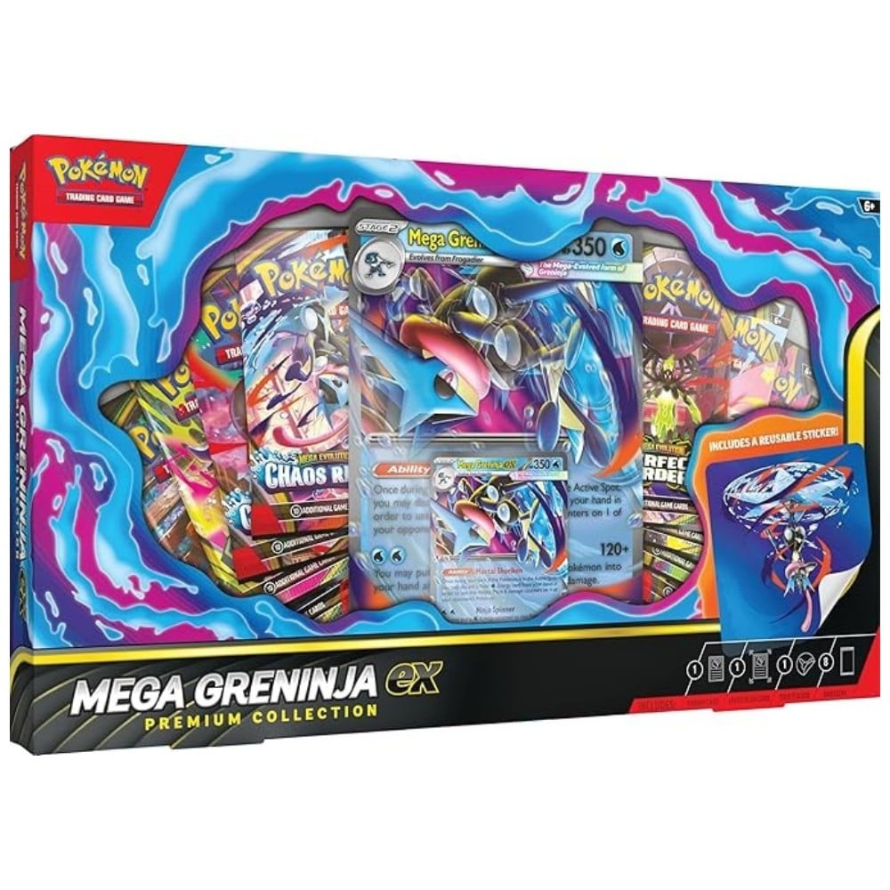 POKÉMON TCG: MEGA GRENINJA EX PREMIUM COLLECTION (INGLES) - 1