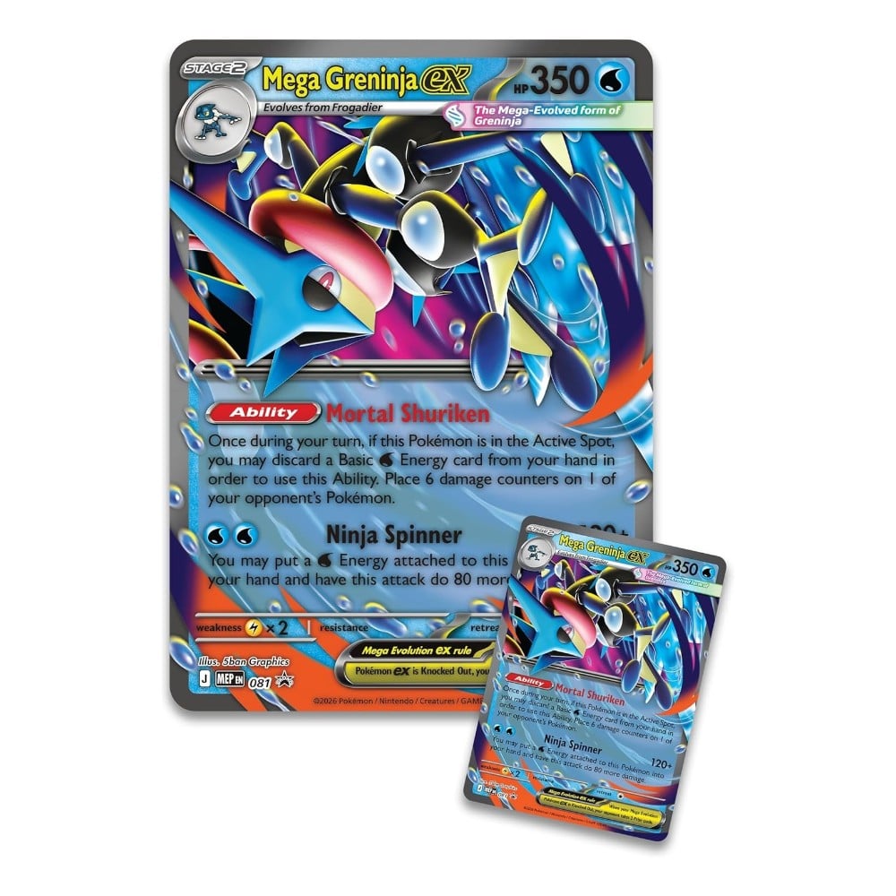 POKÉMON TCG: MEGA GRENINJA EX PREMIUM COLLECTION (INGLES) - 3