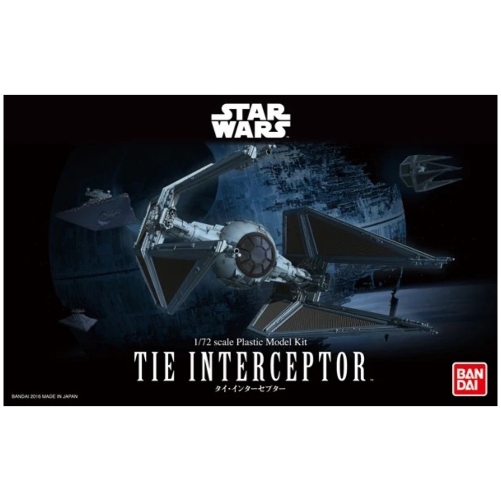 STAR WARS TIE INTERCEPTOR MODEL KIT 1/72 - 1