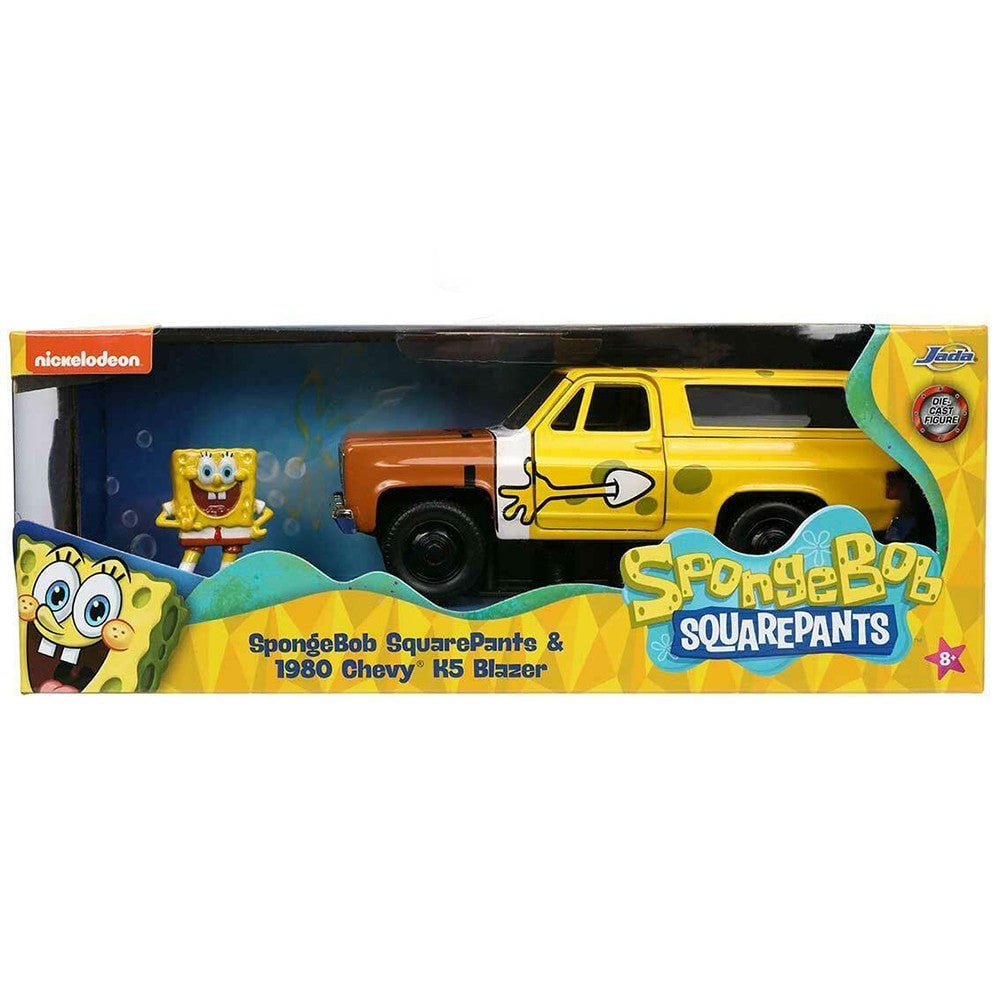 HOLLYWOOD RIDES - SPONGEBOB SQUARE Y 1980 CHEVY K5 BLAZER 1/32 - 3