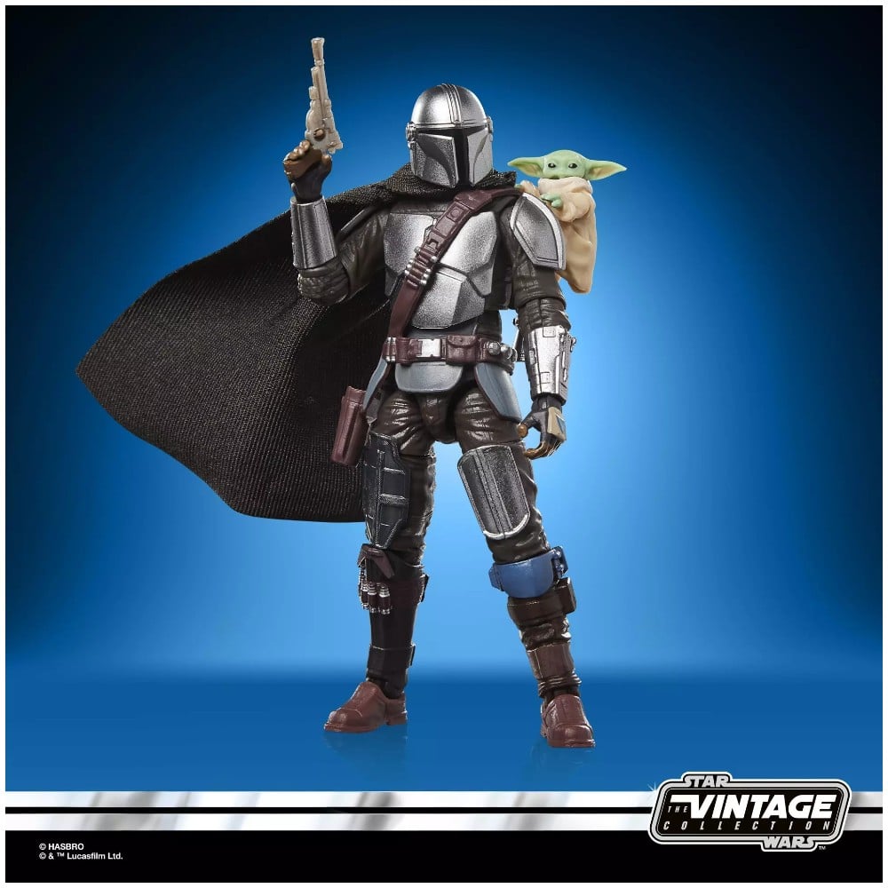 STAR WARS THE VINTAGE COLLECTION THE MANDALORIAN Y GROGU - 1
