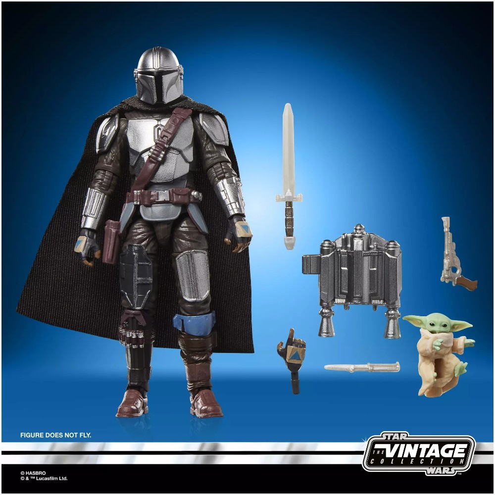 STAR WARS THE VINTAGE COLLECTION THE MANDALORIAN Y GROGU - 8