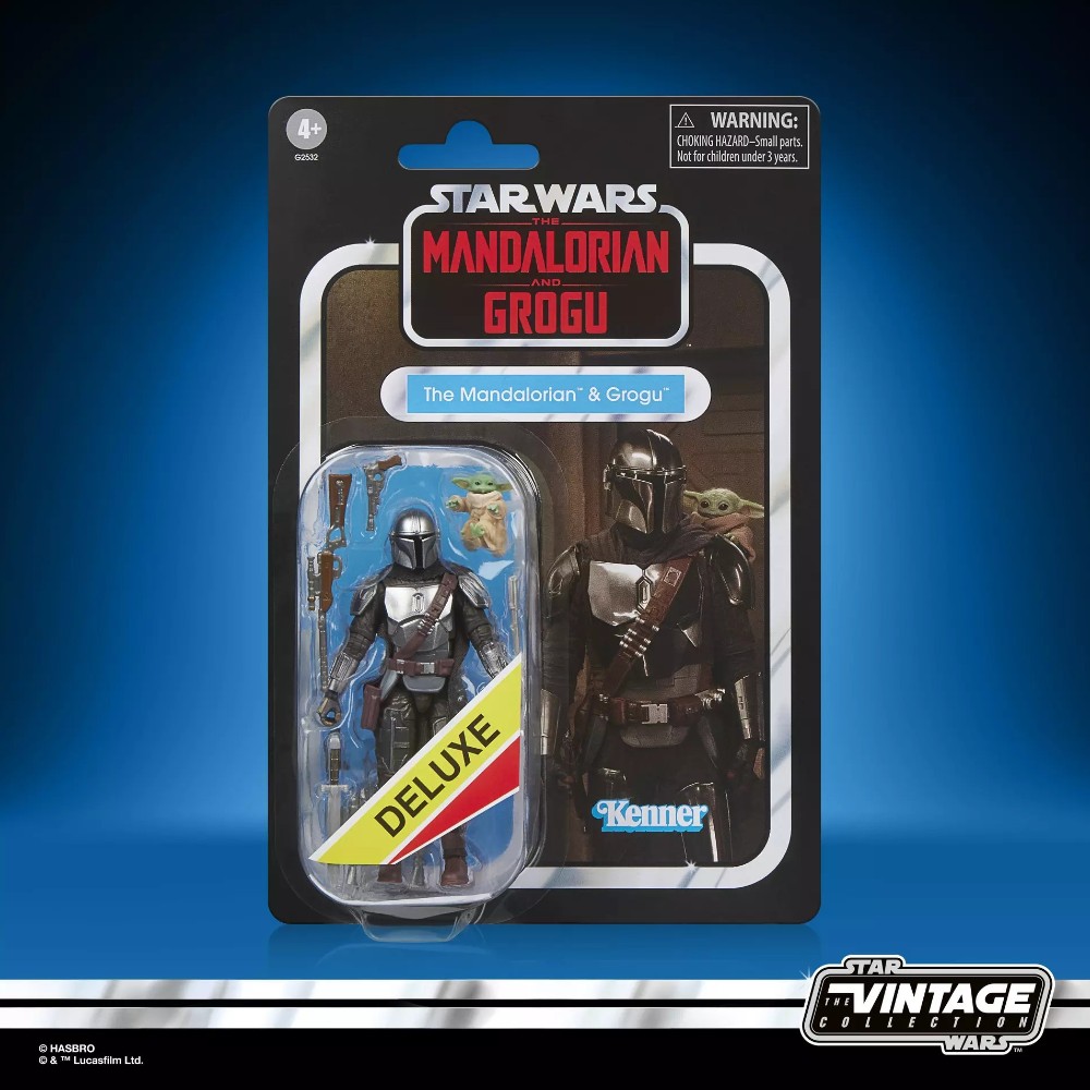 STAR WARS THE VINTAGE COLLECTION THE MANDALORIAN Y GROGU - 9