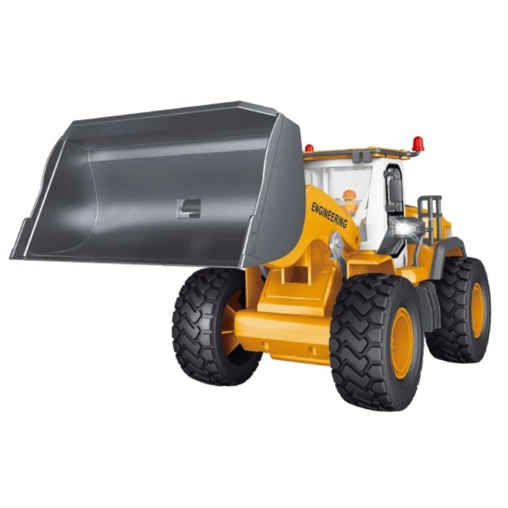 BULLDOZER CONTROL REMOTO (LUCES Y VAPOR) 1/18 - 1