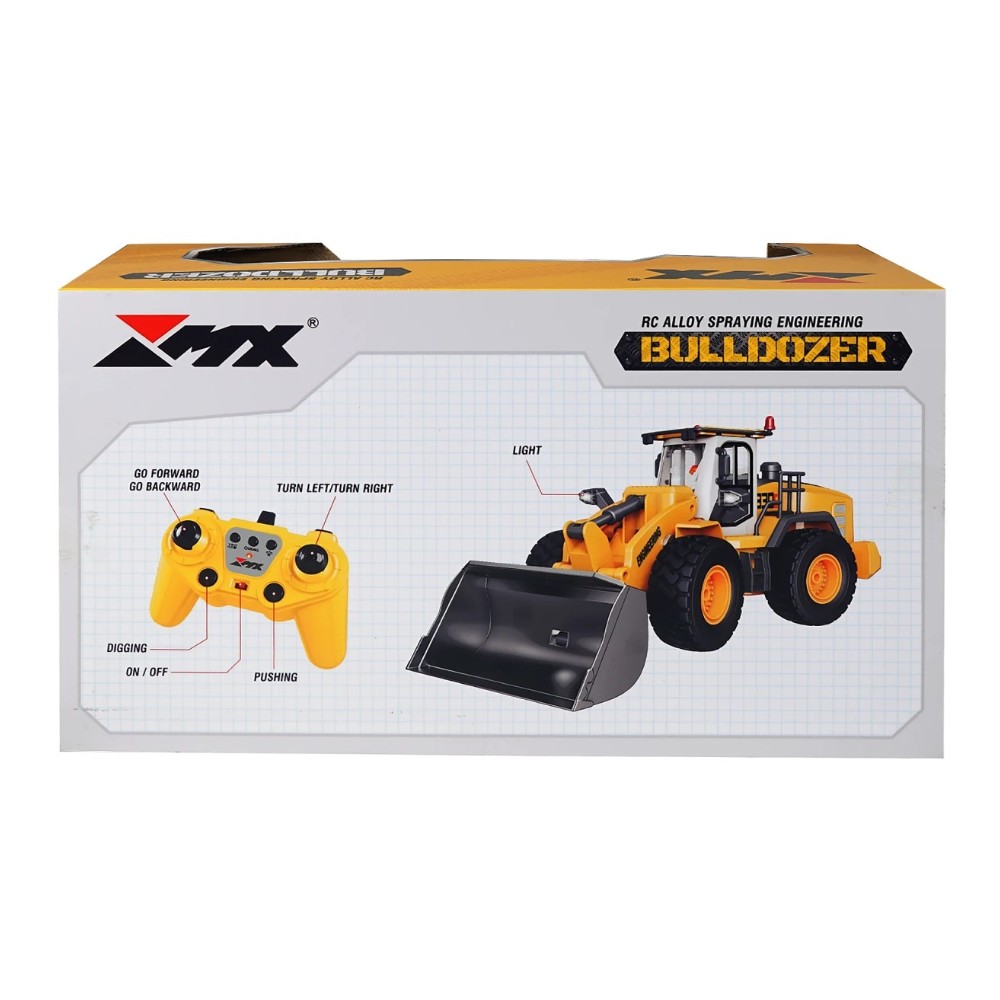 BULLDOZER CONTROL REMOTO (LUCES Y VAPOR) 1/18 - 5