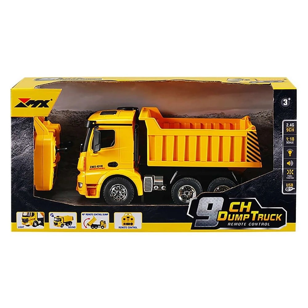 DUMP TRUCK CONTROL REMOTO (SONIDO Y LUCES) 1/18 - 4