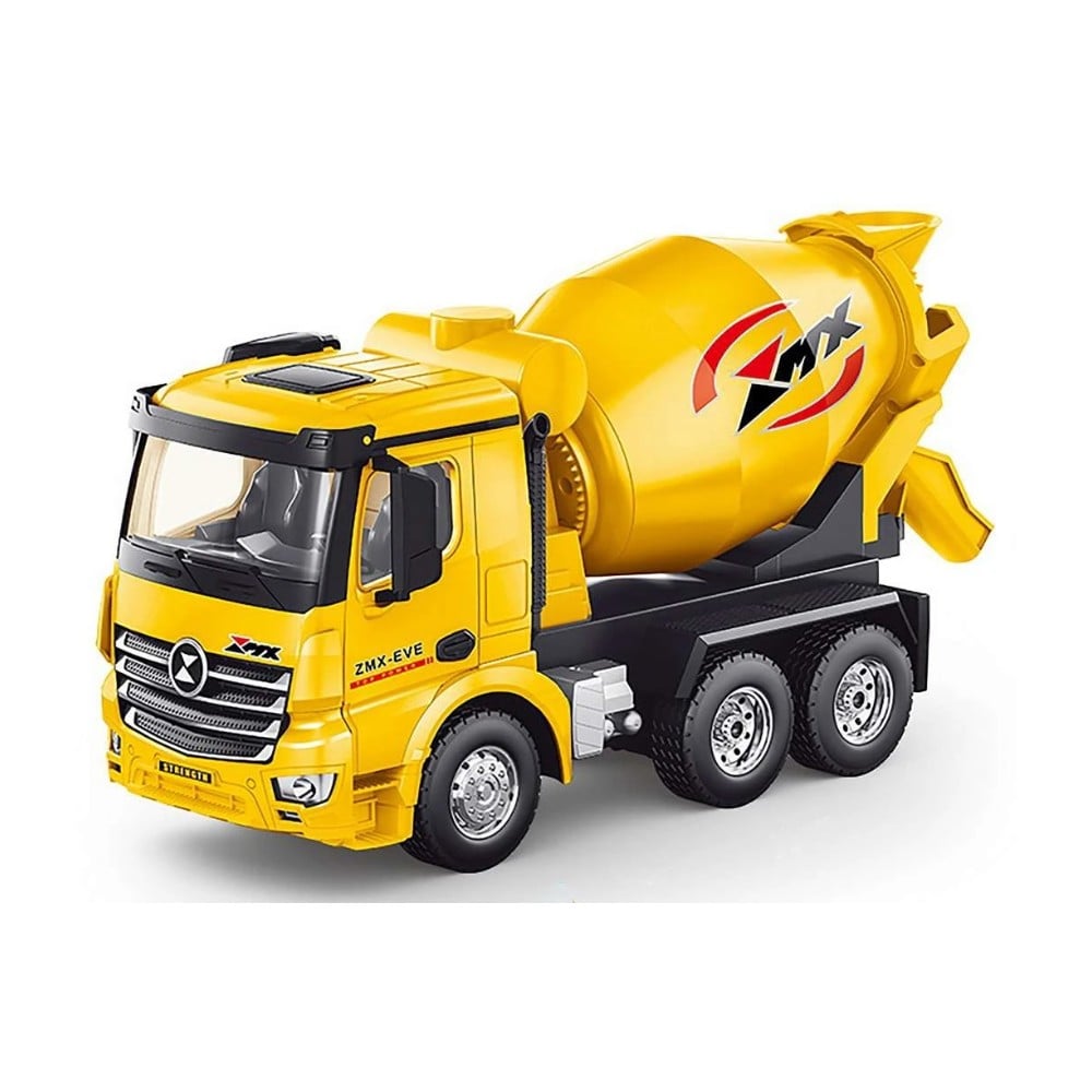 CEMENT MIXER TRUCK CONTROL REMOTO (SONIDO Y LUCES) 1/18 - 1