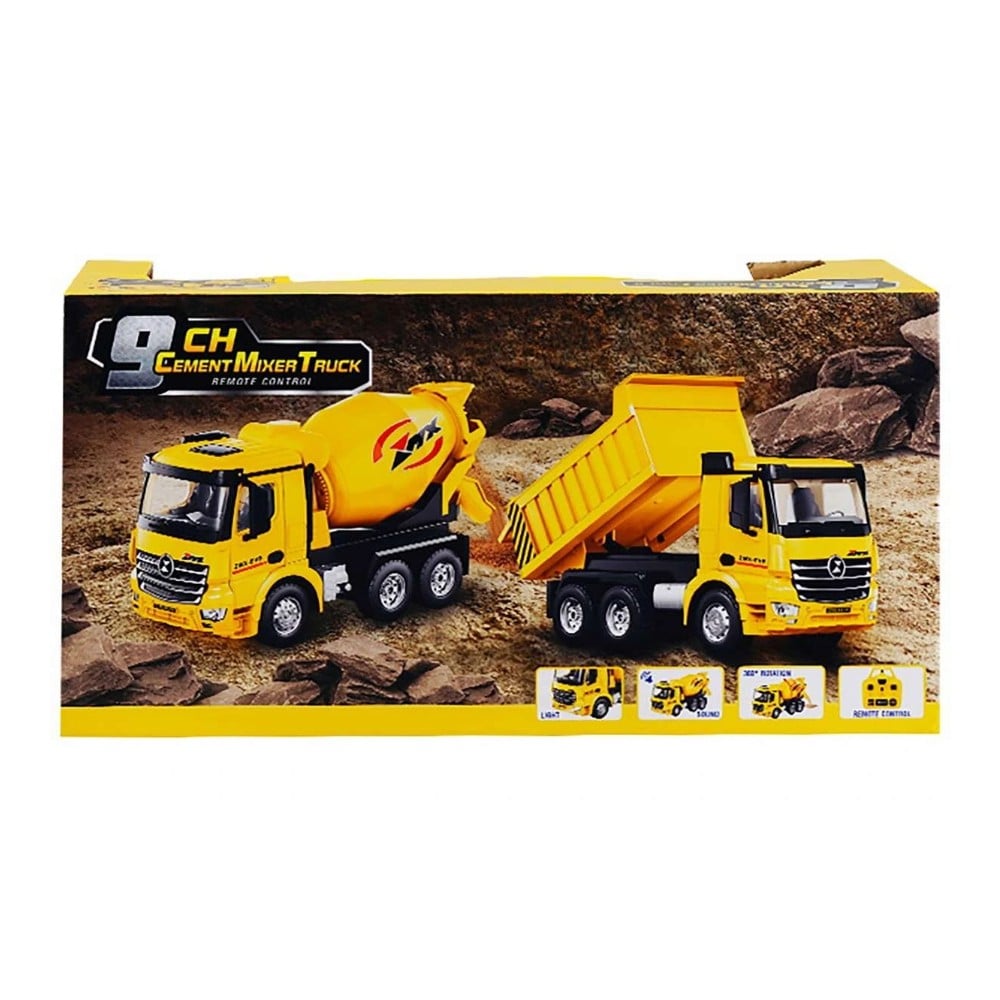 CEMENT MIXER TRUCK CONTROL REMOTO (SONIDO Y LUCES) 1/18 - 3