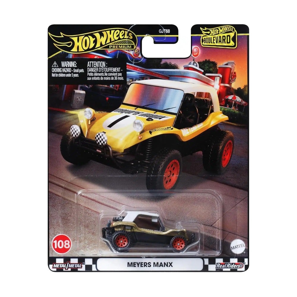 HOT WHEELS PREMIUM BOULEVARD - MEYERS MANX 1/64 - 6