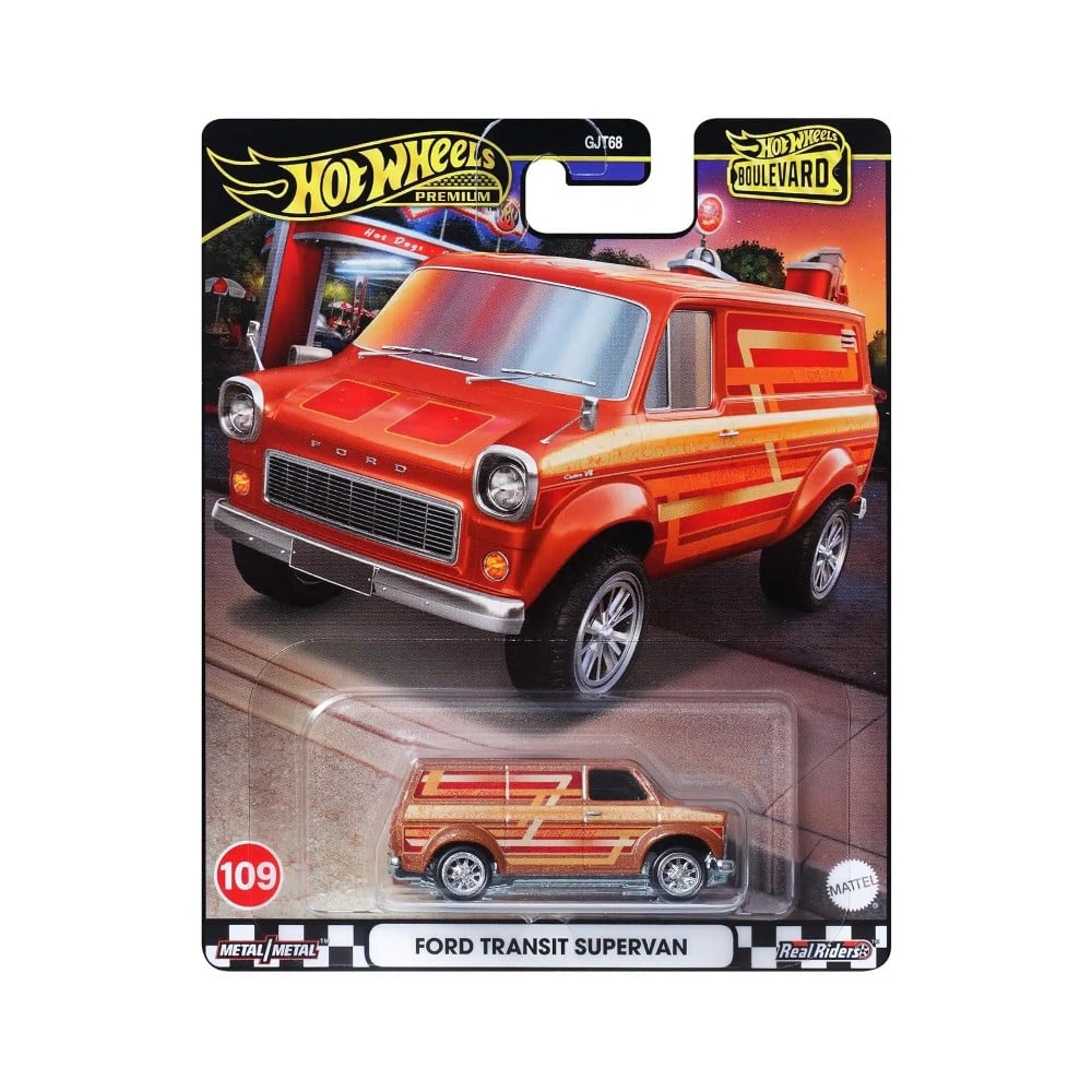 HOT WHEELS PREMIUM BOULEVARD - FORD TRANSIT SUPERVAN 1/64 - 4