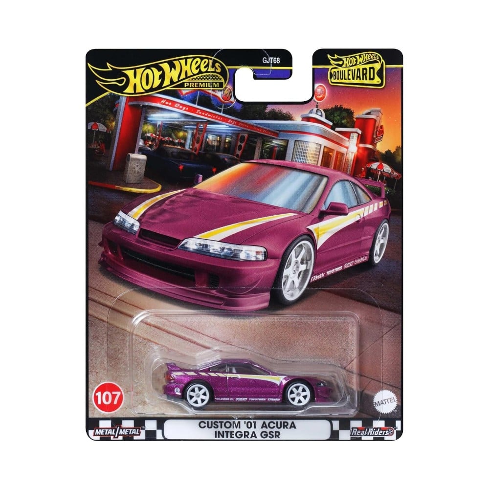HOT WHEELS PREMIUM BOULEVARD - CUSTOM '01 ACURA INTEGRA GSR 1/64 - 6