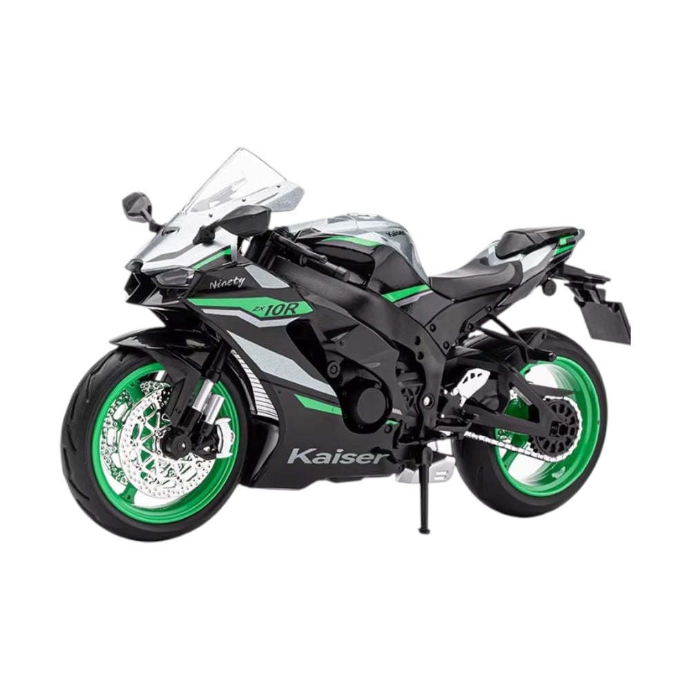 KAISER NINJA ZX-10R (NEGRO) 1/12 (LUCES Y SONIDO) - 1
