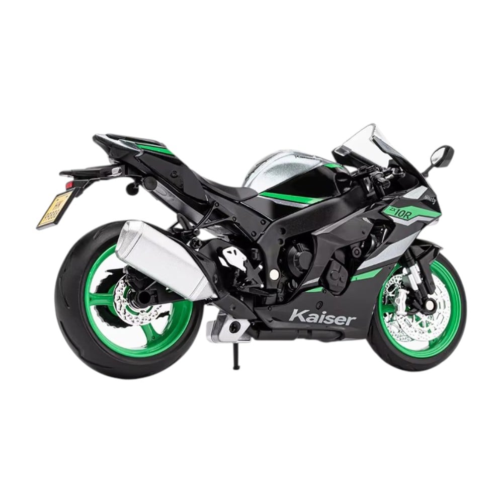 KAISER NINJA ZX-10R (NEGRO) 1/12 (LUCES Y SONIDO) - 2