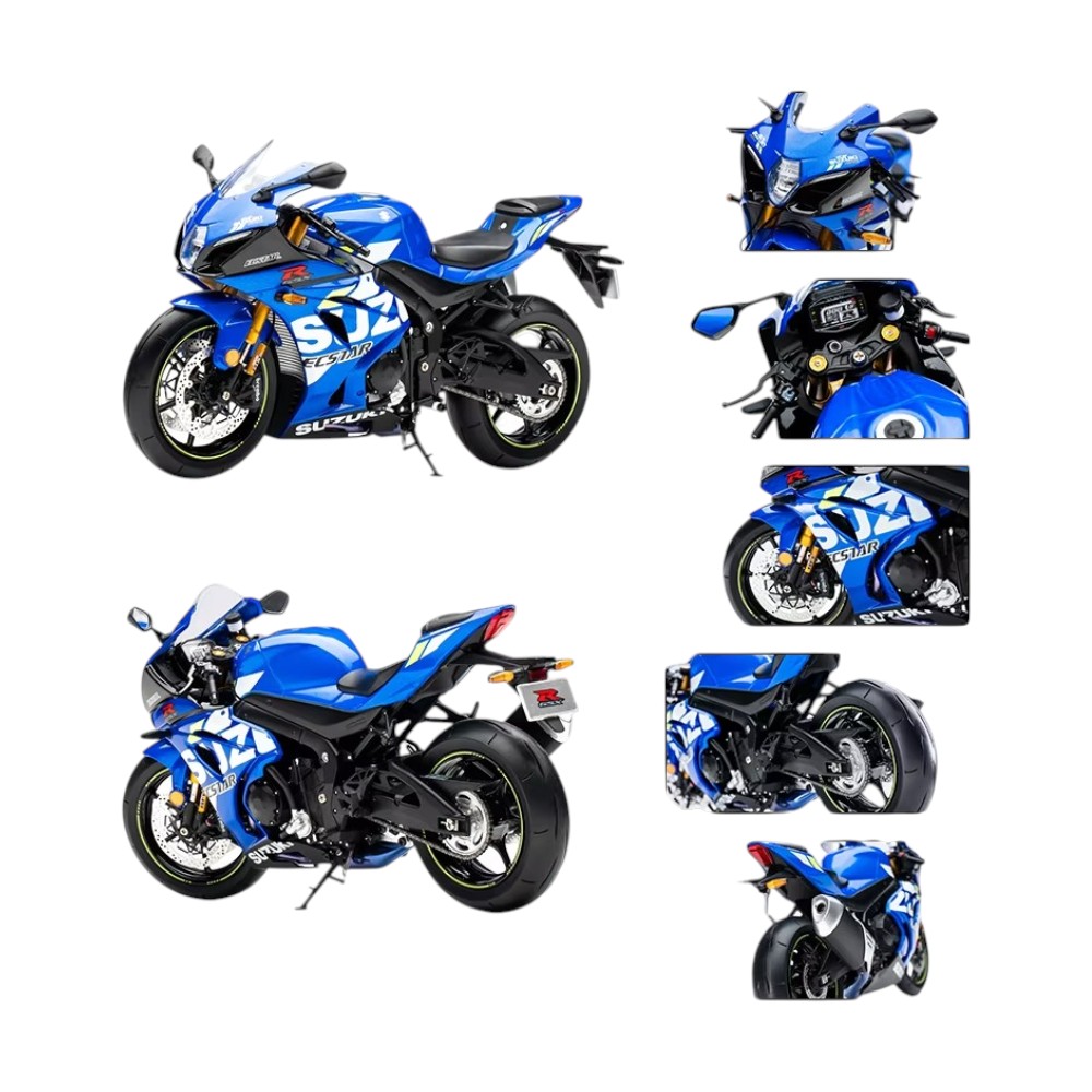 SUZUKI GSX-R1000R (AZUL) 1/12 (LUCES Y SONIDO) - 5