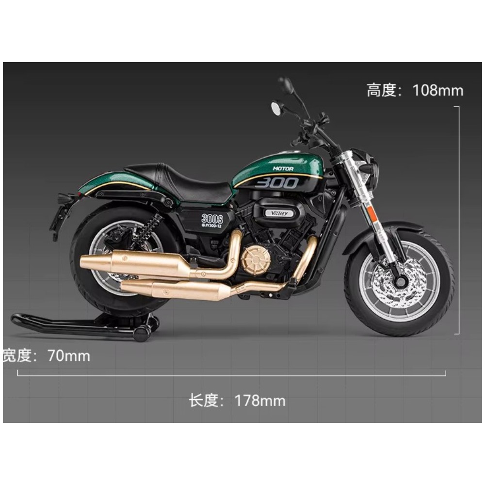 QJ MOTOR SRV300 (VERDE) 1/12 - 4