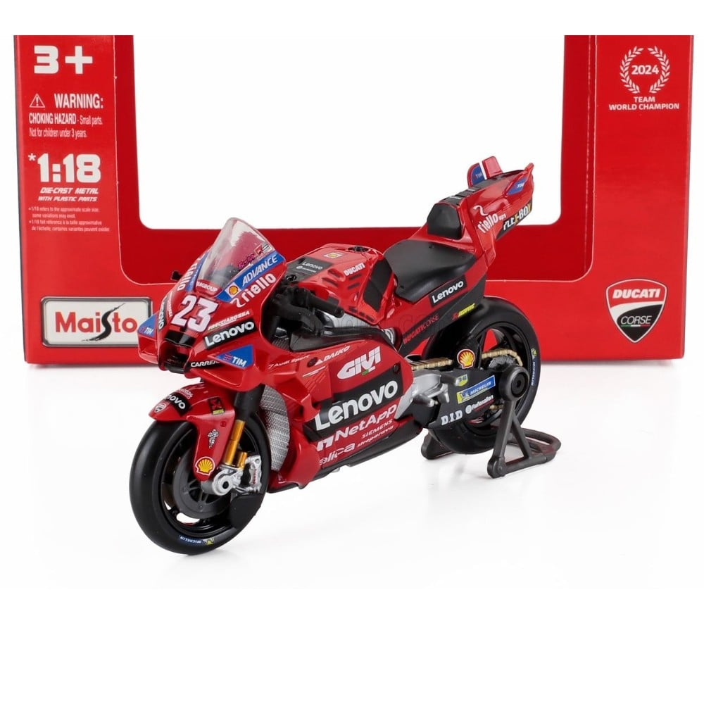 MOTOGP DUCATI DESMOSEDICI (2024) #23 ENEA BASTIANINI 1/18 - 1