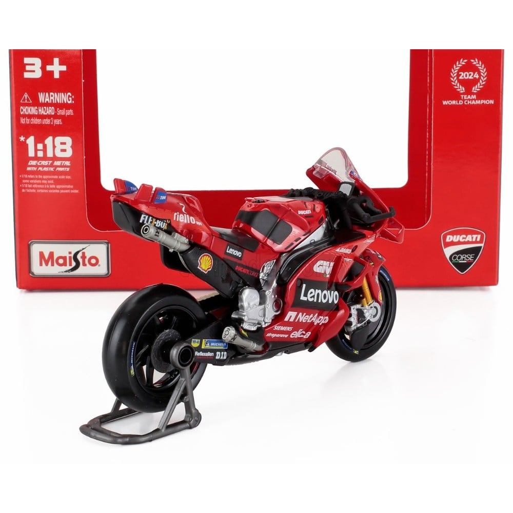 MOTOGP DUCATI DESMOSEDICI (2024) #23 ENEA BASTIANINI 1/18 - 2